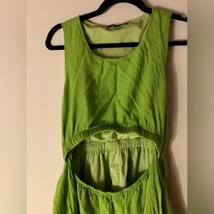 Lulu Green MIDI Dress